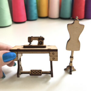 Kit miniatura de ateliê