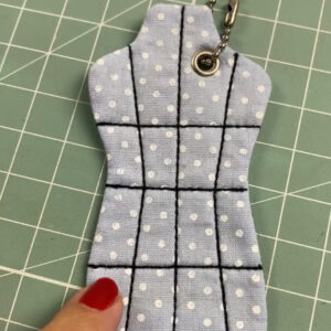 MOLDE mini manequim chaveiro