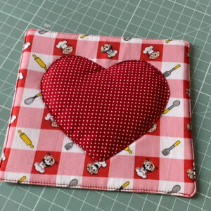 MOLDE porta-panela coração 3D