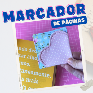 MOLDE marcador de páginas de coração
