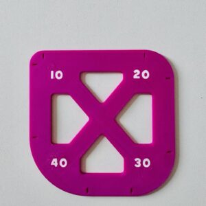 Régua mini curvas - 4 tamanhos