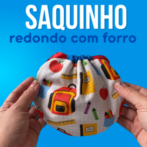 MOLDE saquinho redondo