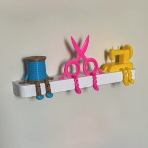 Prateleira flutuante com suporte invisível