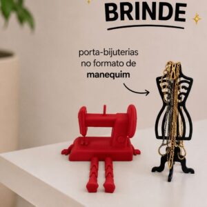 Promoção dia da Máquina de Costura: Na compra da Costurita GANHA mini manequim (até 21/06)